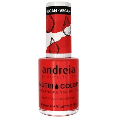 Afbeelding van Andreia Professional NutriColor Ademend Vegan Nagellak NC17 Rood 10,5 ml
