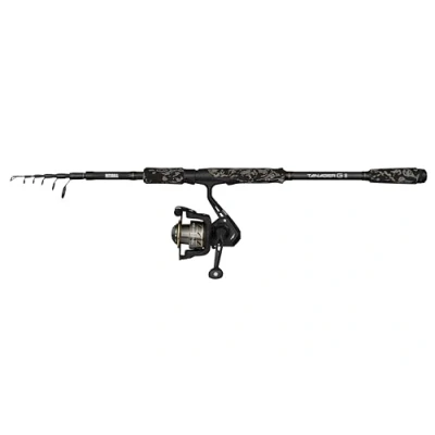 Afbeelding van Mitchell Tanager G2 Telespin Combo, zoetwater hengel reel snoekbaars snoekbaars, sterk lichtgewicht veelzijdig, zwart, 2.10 m matige hengel, 1000 maat