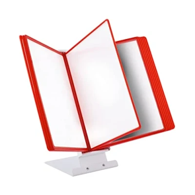 Afbeelding van Leviatan Tafel zichtpaneelsysteem standaard voor zichtpanelen + 10 rood