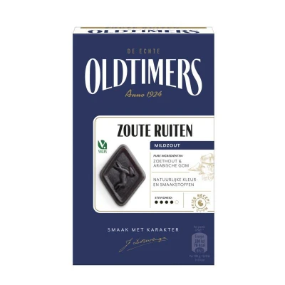 Afbeelding van Oldtimers Zoute Ruiten 185 gram