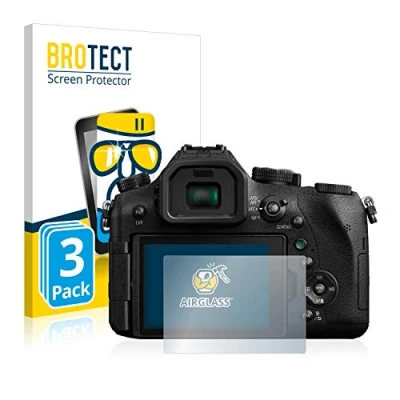 Afbeelding van BROTECT Glas Screen Protector voor Panasonic Lumix DMC FZ2000 (3 Stuks) Schermbeschermer [9H Hardheid, Beschermglas Folie niet Gehard Glas]