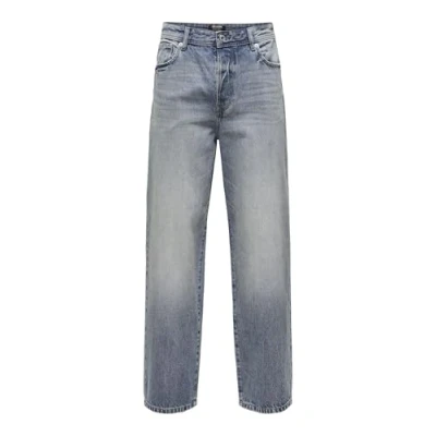 Afbeelding van Onsfade Loose Sbg 2218 Tai DNM Noos, Special Blue Grey Denim, 29W / 34L