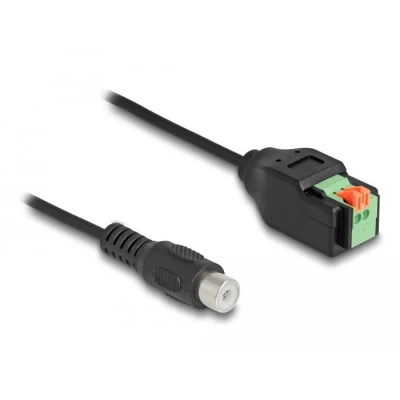 Afbeelding van Delock Kabel Cinch Buchse zu Terminalblock Adapter mit Drucktaster 15