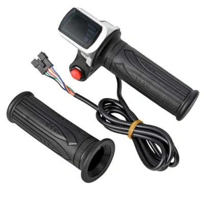Afbeelding van Koanhinn Universele Elektrische Fiets Gashendel Scooter Gaspedaal Handvat Gasklep Met Lcd Display Voor 36 V Twist E Bike Onderdelen