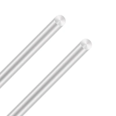 Afbeelding van LAVMHAB 6063 aluminium ronde staaf 10 mm x 300 mm, solide schachten staven, voor doe het zelf knutselmodellen (2 stuks)