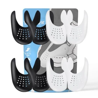 Afbeelding van YOLOPARK schoen Creases Protector, 4 paar Anti Guard om Sneaker voor mannen te voorkomen 7.5 13 vrouwen 5 9 (vrouwen US maat 9)