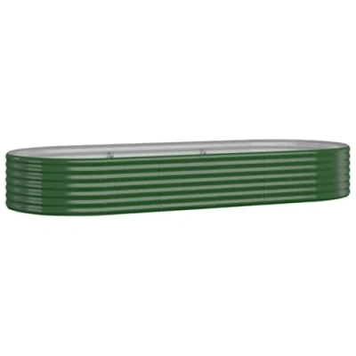 Afbeelding van vidaXL Tuinplantenbak Groen 249 x 100 36 cm