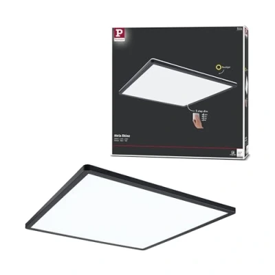 Afbeelding van LED paneel Atria Shine 3 Step Dim Eckig 420x420mm 2700LM 4000K Zwart