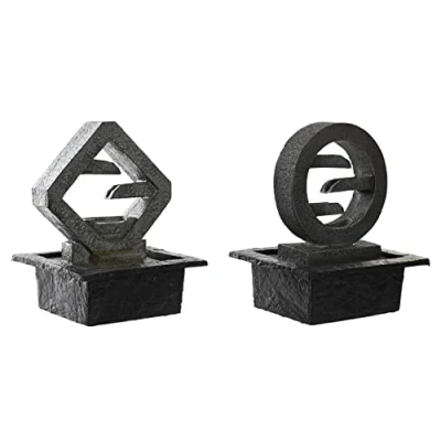 Afbeelding van Fontän DKD Home Decor 21 x 19 26 cm Hars Modern (2 Stuks)