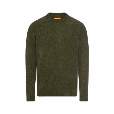 Afbeelding van camel active Trui met ronde hals Maat menswear L Bosgroen