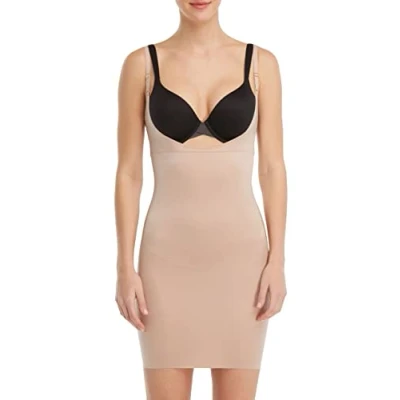 Afbeelding van SPANX shapewear voor dames, beeldhouwen, open buste, volledige slip (normale en grote maten), Foundation , S