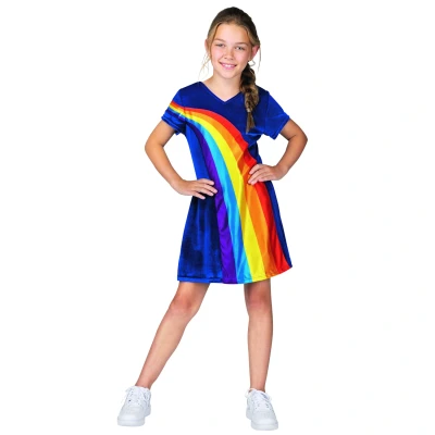Afbeelding van K3 Regenboog Verkleedjurk Blauw 3 5 Jaar
