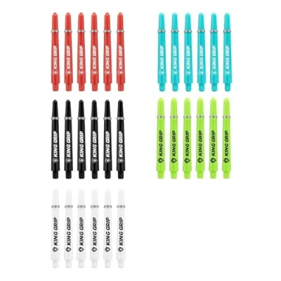 Afbeelding van KOTO Dart Shafts Collection Inbetween, Nylon Rood, Zwart, Blauw, Wit, Groen, Geschikt voor L Style Champagne EZ L1 V1 Flights, incl. 30
