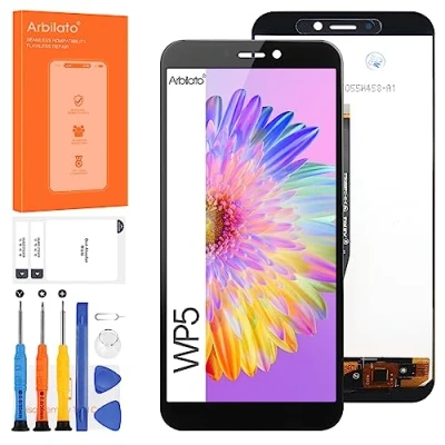 Afbeelding van scherm voor Oukitel WP5 Screen Vervanging Pro Lcd Touch Display Digitizer Vergadering Reparatie Onderdelen (Zwart)