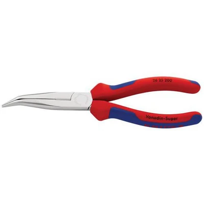 Afbeelding van Platspitse tang met zijsnijder (telefoontang) 200 mm Knipex