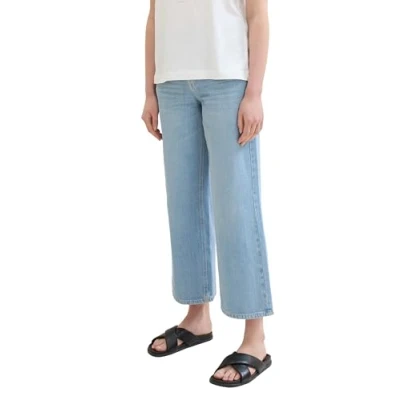 Afbeelding van TOM Tailor Flared Jeans, Dames, Maat: 26x28, Light stone bright blue denim