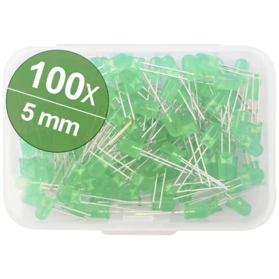 Afbeelding van Quadrios LED assortiment Groen 5 mm 20 mA 3.0 V