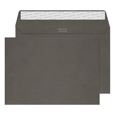 Afbeelding van Creative Colour 324 enveloppen zelfklevend grafiet grijs C5 162 x 229 mm 120g/m² 500 stuks