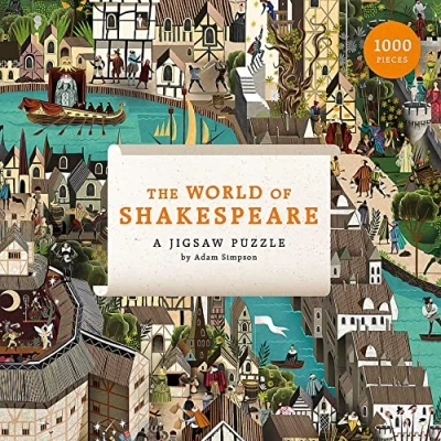 Afbeelding van Adam simpson puzzel the world of shakespeare 1000 stukjes