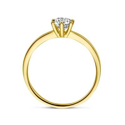 Afbeelding van Geelgouden Ring zirkonia 4017343 18.00 mm (57)