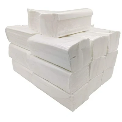 Afbeelding van Limpiezabarata Handdoek, zigzagweefsel, gelamineerd, dubbellaags, doos met 3000 stuks