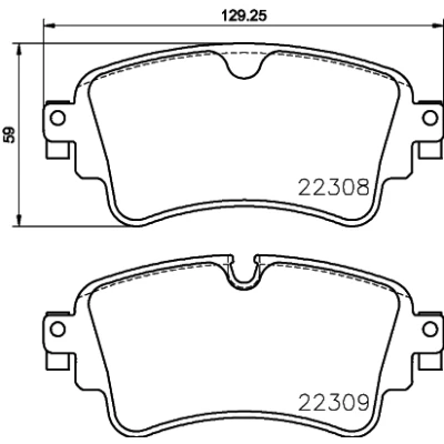 Afbeelding van Brembo Remblokset P 85 154X