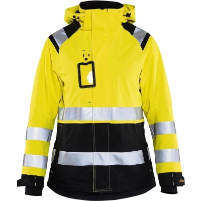 Afbeelding van Blaklader Dames Shell jack High Vis 4904 1987 Geel/Zwart