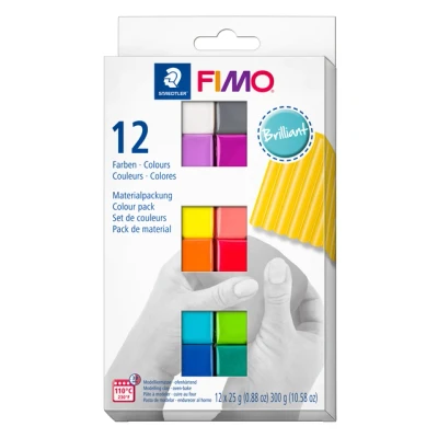 Afbeelding van Fimo soft set colour pack 12 brilliant colours