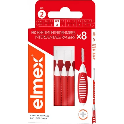 Afbeelding van 6x Elmex Interdentale Ragers ISO Maat 2 8 stuks