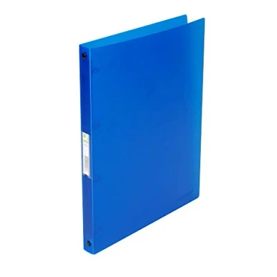 Afbeelding van Q connect Ringmap, Pp, 4 Ringen, 16 Mm, Transparant Blauw Ringmap