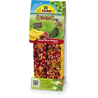 Afbeelding van JR FARM Birdys Pap Bananen Dadel Framboos 260 g