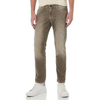 Afbeelding van camel active Slim Fit 5 Pocket Corduroy Broek Maat menswear 38/34 Bruin