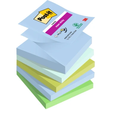 Afbeelding van Memoblok 3M Post it Z Notes R330 Super Sticky 76X76mm OAS