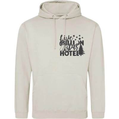 Afbeelding van Camping Hoodie Beige Five billion star hotel Dames Maat L