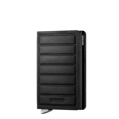 Afbeelding van Secrid Slimwallet Portemonnee Emboss Lines black