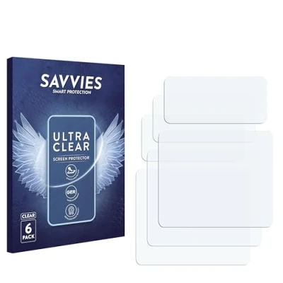 Afbeelding van Savvies (6 Stuks) Schermbeschermer voor Canon EOS 20D Screen Protector Ultra Transparant