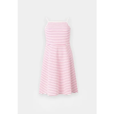 Afbeelding van ONLY Onldemi Dress Jurk, Dames, Maat: Large, Fuchsia/cloud dancer