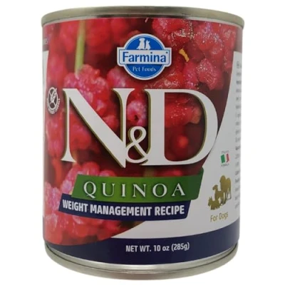 Afbeelding van N&amp;D Quinoa natvoeding voor de hond Weight Management 285 gr. per 6 stuks