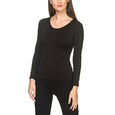 Afbeelding van Ysabel Mora Thermisch shirt met lange mouwen, Zwart, S