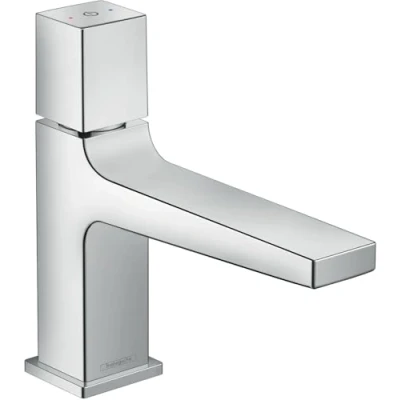 Afbeelding van Hansgrohe Metropol wastafelkraan 100 met afvoergarn. chroom
