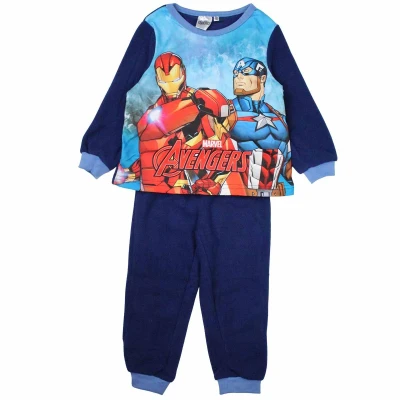 Afbeelding van Avengers Fleece Pyjama Navy Maat 122/128 (8 jaar tot 128 cm)