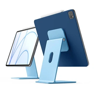 Afbeelding van elago Premium Magnetische Standaard Compatibel met iPad Pro 12,9 inch [5e, 4e Gen], 11 [3e, 2e Air 10,9 Mini 8,3 [6e Gen]. (Licht Blauw)