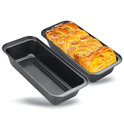 Afbeelding van MGE Plumcake Bakvorm Anti Aanbaklaag Diameter 35 cm Set van 2