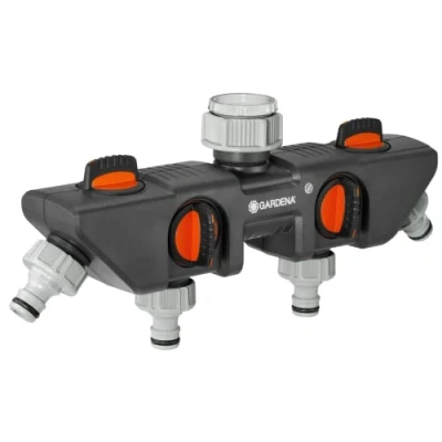 Afbeelding van Gardena 8194 Vier Kanaals Water Distributeur Tuin Slangklep