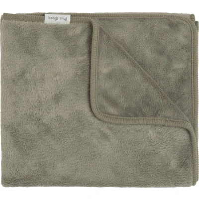 Afbeelding van Baby&#039;s Only baby ledikantdeken Cozy 100x135 cm urban green
