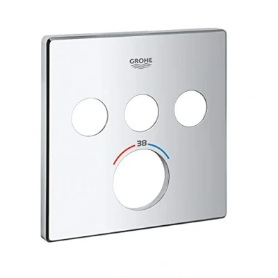 Afbeelding van Grohe dual flush drukknop voor kerarmisch reservoir 39 436000 437000 333000 332000 49042000