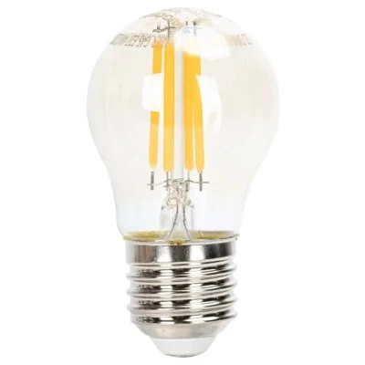 Afbeelding van Aigostar Kogellamp E27 dimbaar flame warmwit G45 LED 4W 400Lm=38W halogeen verlichting amber glas 2200K