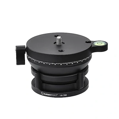 Afbeelding van SUNWAYFOTO LB 75R 360 Panoramische Leveling Base Statiefkop 33 lbs (15kg) Draagvermogen