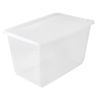 Afbeelding van Clearbox Met Deksel 59x39x35 52 L Bea Transparant Keeeper 10583