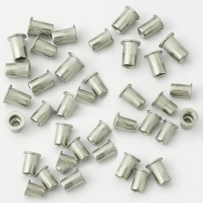 Afbeelding van VEDA Totaal 100 stuks van 25xM4,25xM5,25xM6,25xM8 schroefdraad aluminium klinknagel moer insert Nutsert